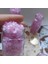 2-4mm Epoksi Cam Kırığı 100GR, Pembe, Şeffaf ve Parlak Detaylar Içerir 3