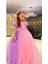 Kız Çocuk Pembe Rapunzel Kostümü, Masal Perisi Kıyafeti, Eğlenceli ve Renkli Kostüm 4
