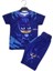 Mavi Unisex Çocuk Pijamaskeliler Kedi Şortlu Takım 2