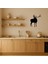 Geyik ve Ağaç Siluetli Dekoratif Tablo - TOA4890-9235 2