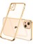 iPhone 13 Mini Renkli Kenar Şeffaf Kılıf Kamera Korumalı Silikon KILIF-(1903) 1