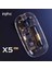 Inphic X5 Kablosuz Fare Şarj Edilebilir Sessiz Kullanım 2.4g Transparan USB MOUSE-(1903) 1
