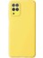 Samsung Galaxy A22 Kılıf Lansman Glass Kapak - Sarı 1