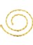 Çelik Kolye Titanyum Melon Düz Model 2 mm 60 cm Altın Sarısı Gold 5
