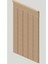 Boyanabilir Cnc Işlemeli Mdf Duvar Paneli 102X45CM Bej 6mm 1