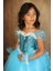 Mavi Elsa Frozen Temalı Elbise, Karlar Kraliçesi Tarzında Çocuk Kıyafeti 3