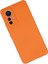 Xiaomi Mi 12 Lite Kılıf Nano Içi Kadife Silikon - Turuncu 3