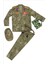 Renkli Uzun Kollu Çocuk Asker Kostüm Takımı, Kamuflaj Desenli, Eğlenceli ve Şık 1