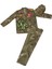 Renkli Uzun Kollu Çocuk Asker Kostüm Takımı, Kamuflaj Desenli, Eğlenceli ve Şık 2