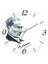 Atatürk Portre Sessiz Akar Bombeli Gerçek Cam Duvar Saati 1