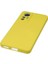 Xiaomi Mi 12 Lite Kılıf Nano Içi Kadife Silikon - Sarı 5