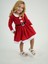 Kız Çocuk Noel Kostümü, Kırmızı, Sevimli ve Renkli Parti Kostümü 5