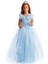 Mavi Sindirella Kız Çocuk Kostümü, Parti ve Doğum Günü Için Rüya Gibi Seçenek 1