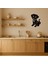 Altın Kemik Tasmali Köpek Dekoratif Mdf Tablo - TOA2281-6325 2