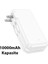 Hoco J126 Usb-A+Type-C Çıkışlı Type-C+Lightning Kablolu 10000MAH Powerbank Şarj ALETI-(1903) 5