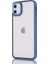 Ally iPhone 12 - 12 Pro 6.1inç Kılıf Parlak Renkli Çerçeveli Ultra Lüx Tpu Silikon KILIF-(1903) 2