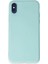 iPhone x Kılıf First Silikon - Turkuaz 1