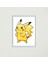 Çocuklar Için Eğlenceli Pikachu Kostümü ve Çerçeveli Poster Seti 2