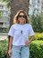 Önü Taşlı Beyaz Tshirt 2