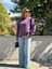 Yıkamalı Kumaş Mürdüm 3 Iplik Sweatshirt 3