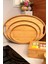 Sarı Bambu Oval 3'lü Tepsi Seti, Farklı Boyutlarda Şık ve Kullanışlı. 1