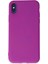 iPhone x Kılıf First Silikon - Mor 1