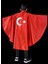 23 Nisan Temalı Kırmızı Türk Bayraklı Gösteri Pelerini 2024 1