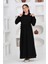 Kız Çocuk Uzun Boy Gofre Kumaş %100 Pamuk Jile & Elbise Iki Parça Takım – Astarlı Zarif SET-4948-ELB-0048 5