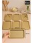 6'lı Set 13X23 cm Paslanmaz Çelik Dikdörtgen Sunum Tepsisi 5