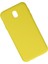 Samsung Galaxy J7 Pro / J730 Kılıf Nano Içi Kadife Silikon - Sarı 2