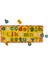 Ahşap Bultak Harfler 30 Parça | Eğitici Ahşap Alfabe Puzzle | 45X18 cm Güvenli Malzeme 1