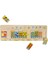 Ahşap Bultak Numaralı Hayvanlı Tren Puzzle 11 Parça 44,5X15 cm Eğitici Sayı Oyunu 3