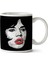 Mick Jagger Face Close Up The Rolling Stones Iki Tarafı Baskılı Kupa Bardak 1