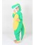 Çocuklar Için Yeşil Dinozor Temalı Eğlenceli Kigurumi Kostüm 2