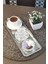 6'lı Gümüş Renk Dikdörtgen Paslanmaz Çelik Kahve ve Çay Sunum Tepsisi 33X13 cm 2