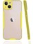 iPhone 13 Kılıf Platin Silikon - Sarı 1