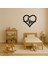 Aşk ve Kalpler Dekoratif Duvar Tablosu - CPT109093-6994 3