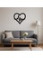 Aşk ve Kalpler Dekoratif Duvar Tablosu - CPT109093-6994 4