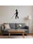 Beyaz Bastonlu Figür Dekoratif Tablo - CPT102396-5197 4