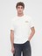 Erkek Beyaz Everyday Soft Relaxed Grafik T-Shirt 1