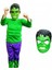 Yeşil Kaslı Hulk Çocuk Kostümü ve Maskesi, Eğlenceli Hediye Seti 1