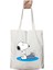 Snoopy-Vector-Png Iki Tarafı Kalıcı Baskılı Yıkanabilir Çanta 1