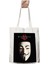 V For Vendetta Film Maske Iki Tarafı Kalıcı Baskılı Yıkanabilir Okul Plaj Omuz Bez Çantası 1