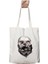 Skull Bandana Iki Tarafı Kalıcı Baskılı Yıkanabilir Okul Plaj Omuz Bez Çantası 1