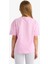 Kız Çocuk Relax Fit Bisiklet Yaka Baskılı Kısa Kollu Tişört G0455A825AU 6
