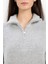 Relax Fit Yarım Fermuarlı Triko Kazak F3897AX25WN 5
