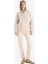 Relax Fit Yarım Fermuarlı Triko Kazak F3897AX25WN 2