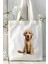 Golden Retriever Köpek Baskılı Bez Çanta Omuz Çantası Kişiye Özel Model 30 1