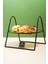 Şık Ahşap Aynalı Kahve Yanı Sunumluk 24CM Organizer Dekorasyon 1