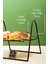 Şık Ahşap Aynalı Kahve Yanı Sunumluk 24CM Organizer Dekorasyon 2